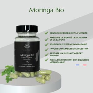 GÉLULES MORINGA BIO – Energie & Detox Naturel